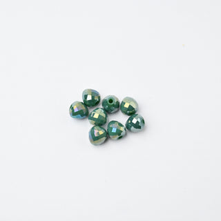 Cristalli Goccia Verde Foresta Aurora Boreale 6mm - 8 pz | Sarobidy
