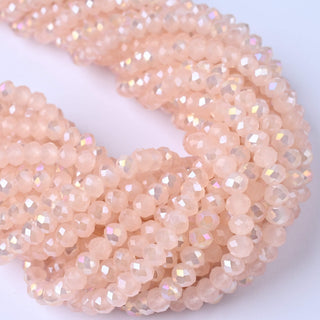 Cristalli Rondella Rosa Opal AB 6mm