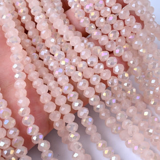 Cristalli Rondella Rosa Opal AB 6mm