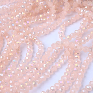 Cristalli Rondella Rosa Opal AB 6mm - 10 Fili