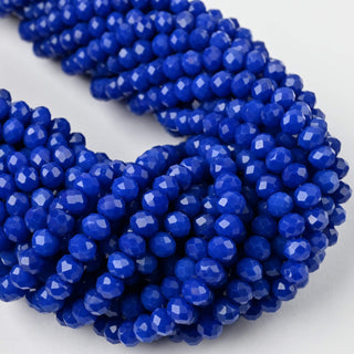 Cristalli Rondella Blu 6mm - 10 Fili