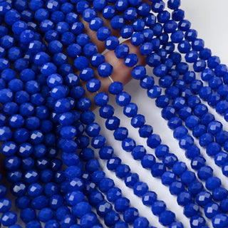 Cristalli Rondella Blu 6mm - 10 Fili