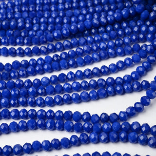 Cristalli Rondella Blu 6mm - 10 Fili