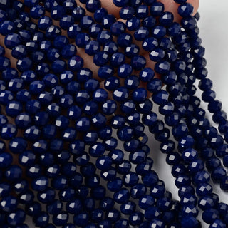 Cristalli Rondella Blu Scuro 6mm