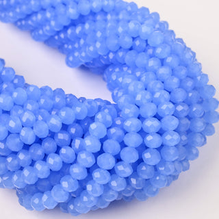 Cristalli Rondella Blu Opal 6mm