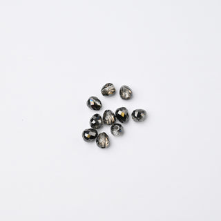 Cristalli Goccia Fumè e Nero 4mm - 10 pz | Sarobidy