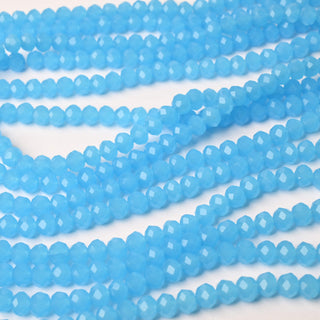 Cristalli Rondella Azzurro Opal 6mm