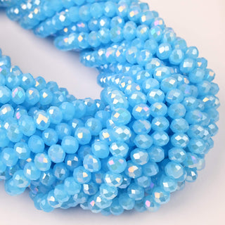 Cristalli Rondella Azzurro Opal AB 6mm