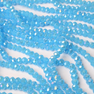 Cristalli Rondella Azzurro Opal AB 6mm - 10 Fili