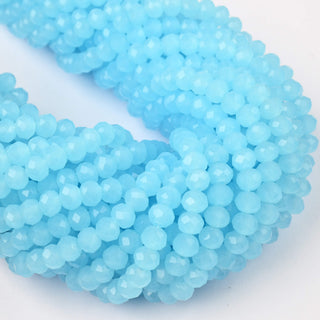 Cristalli Rondella Celeste Opal 6mm - 10 Fili
