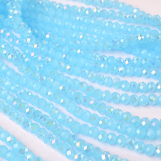 Cristalli Rondella Celeste Opal AB 6mm - 10 Fili