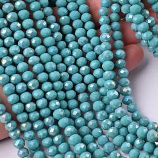 Cristalli Rondella Tiffany AB 6mm - 10 Fili