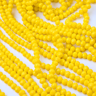 Cristalli Rondella Giallo 6mm