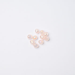Cristalli Goccia Cipria Opal Aurora Boreale 4mm - 10 pz | Sarobidy