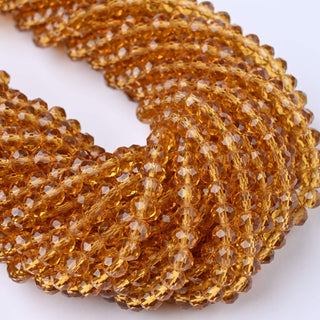 Cristalli Rondella Topazio 6mm