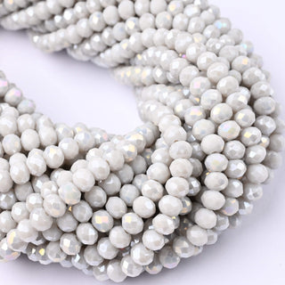 Cristalli Rondella Grigio AB 6mm