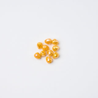 Cristalli Goccia Giallo Aurora Boreale 4mm - 10 pz | Sarobidy