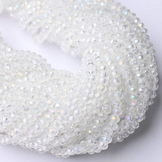 Cristalli Rondella Crystal AB 4mm - 10 Fili
