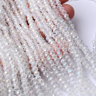 Cristalli Rondella Crystal AB 4mm