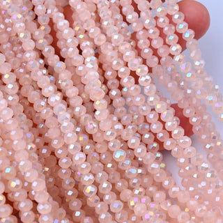 Cristalli Rondella Rosa Opal AB 4mm