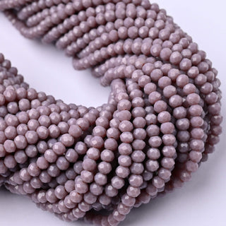 Cristalli Rondella Viola 4mm - 10 Fili