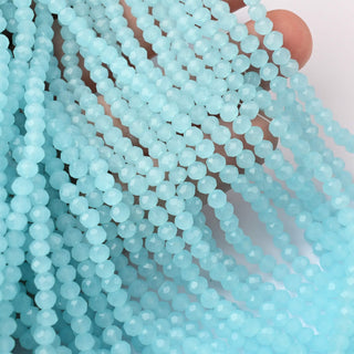 Cristalli Rondella Verde Acqua Opal 4mm