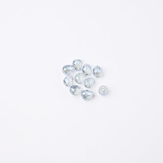 Cristalli Goccia Azzurro Trasparente 4mm - 10 pz | Sarobidy