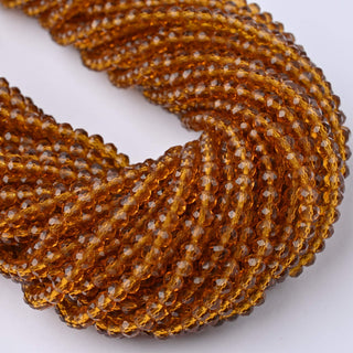 Cristalli Rondella Topazio 4mm - 10 Fili