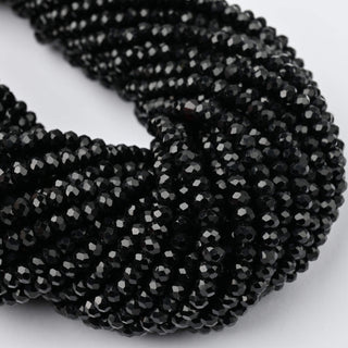 Cristalli Rondella Nero 4mm