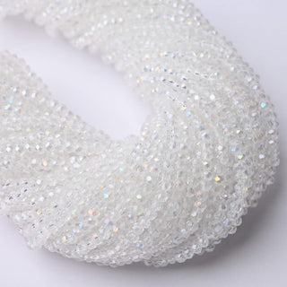 Cristalli Rondella Crystal AB 3mm - 10 Fili