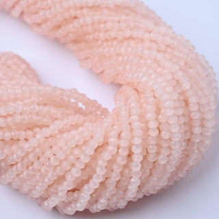 Cristalli Rondella Rosa Opal 3mm - 10 Fili