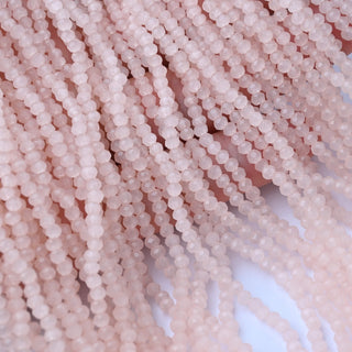 Cristalli Rondella Rosa Opal 3mm - 10 Fili