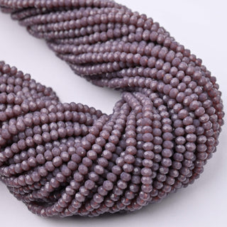 Cristalli Rondella Viola 3mm - 10 Fili