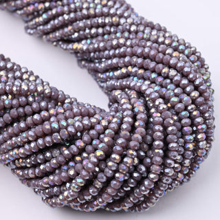 Cristalli Rondella Viola AB 3mm - 10 Fili