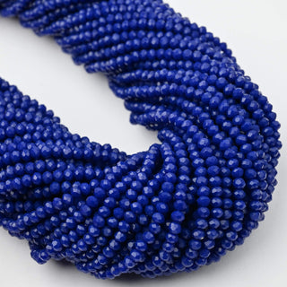 Cristalli Rondella Blu 3mm - 10 Fili