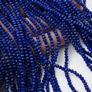 Cristalli Rondella Blu 3mm - 10 Fili