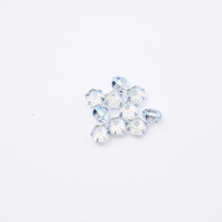 Cristalli Esagonale Azzurro Trasparente 6mm - 10 pz | Sarobidy