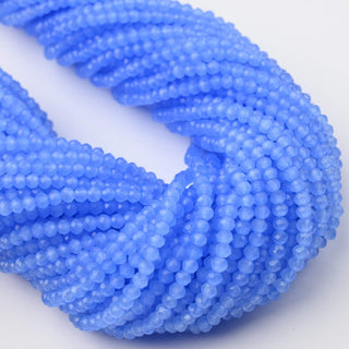 Cristalli Rondella Blu Opal 3mm - 10 Fili
