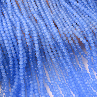 Cristalli Rondella Blu Opal 3mm - 10 Fili