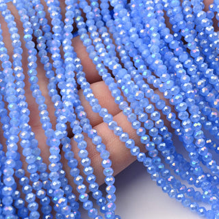 Cristalli Rondella Blu Opal AB 3mm