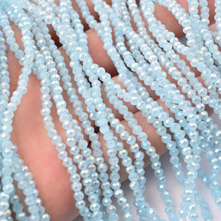 Cristalli Rondella Celeste Opal AB 3mm
