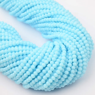 Cristalli Rondella Celeste 3mm - 10 Fili
