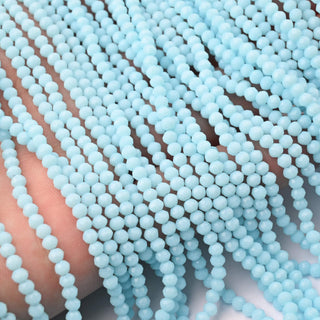 Cristalli Rondella Celeste 3mm