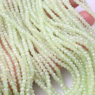 Cristalli Rondella Verde Menta Opal AB 3mm