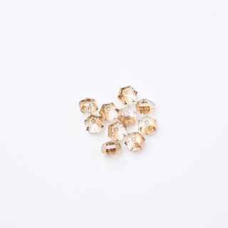 Cristalli Esagonale Miele e Crystal 6mm - 10 pz | Sarobidy