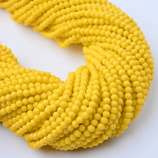 Cristalli Rondella Giallo 3mm - 10 Fili