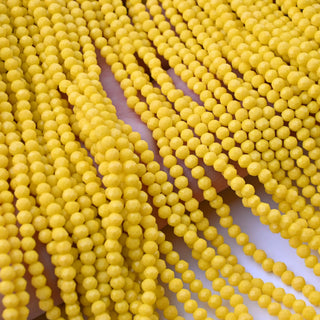 Cristalli Rondella Giallo 3mm