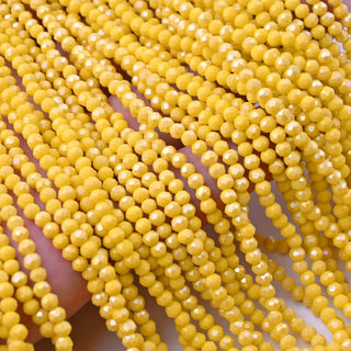 Cristalli Rondella Giallo AB 3mm