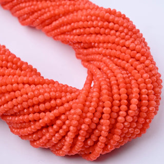 Cristalli Rondella Corallo 3mm - 10 Fili