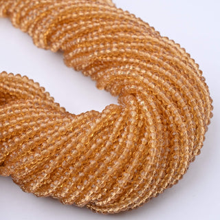 Cristalli Rondella Ambra 3mm - 10 Fili